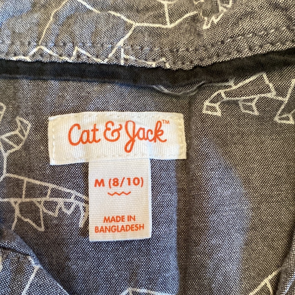 Dinosaur button down top - Picture 2 of 3